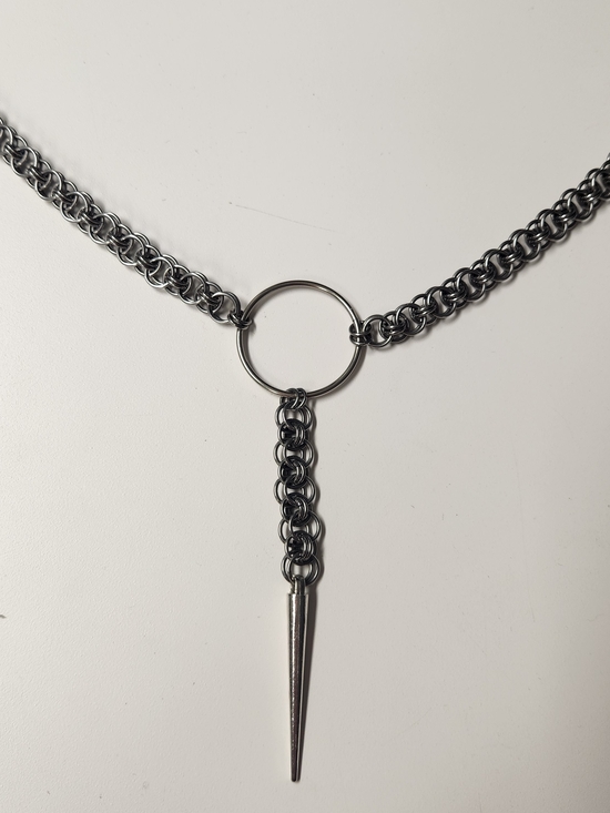 Handmade Jewelry - Handmade Helm Weave Drop Chain